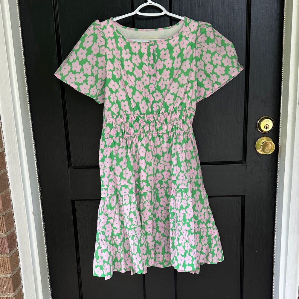 Brass and Roe Floral Women Dress in Pink and Green Samll NWT from Called to Surf